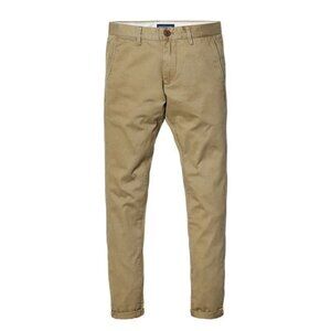 Simwood Slim Chino Pants Khaki Cotton 31x30